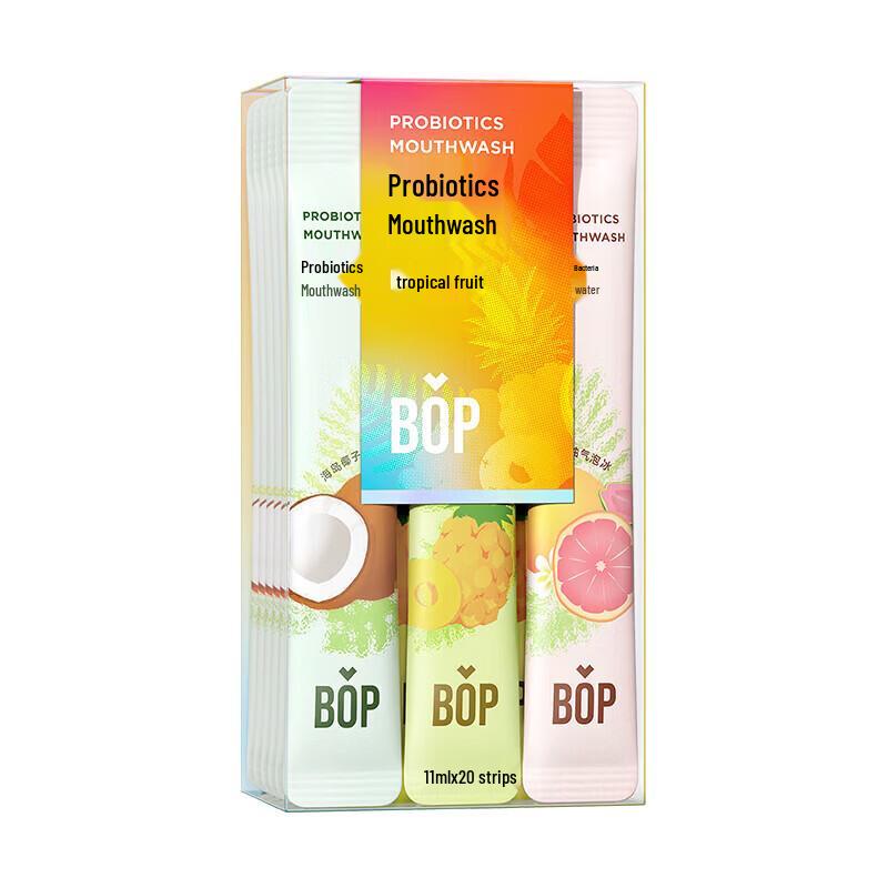BOP 3-Flavor Probiotic Mouthwash