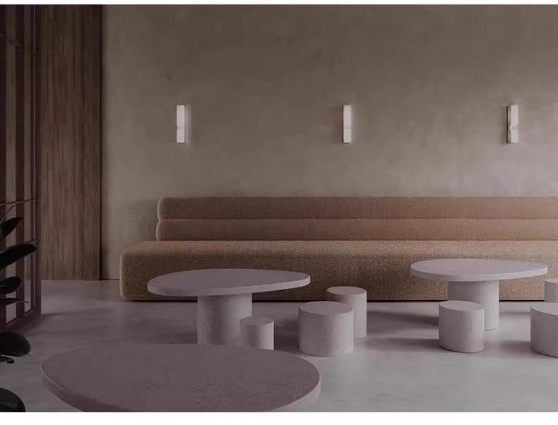 Minimalist All-Copper Marble Wall Lamp - Luxury Design for Living Room or Bedroom