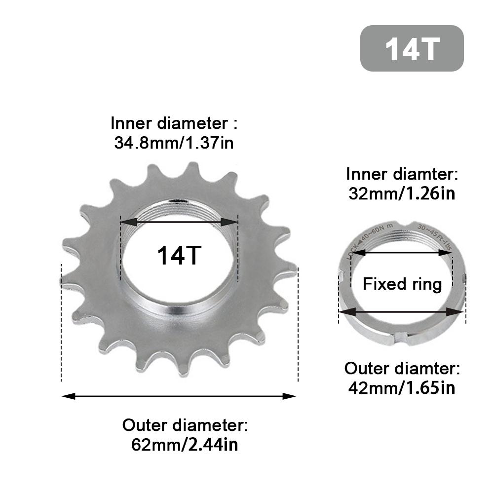 13T-18T setrvačník jízdního kola s pevným převodem a pevným kusem Jednorychlostní jízda se zpětným chodem Pevný ozubený ocelový setrvačník Pevný kroužek