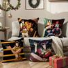 Anime Cowboy Bebop-Mädchen Cool Kissenbezug Komfort Sofa Bett Seidig elegant Unsichtbarer Reißverschluss Dekorative Kissenhülle