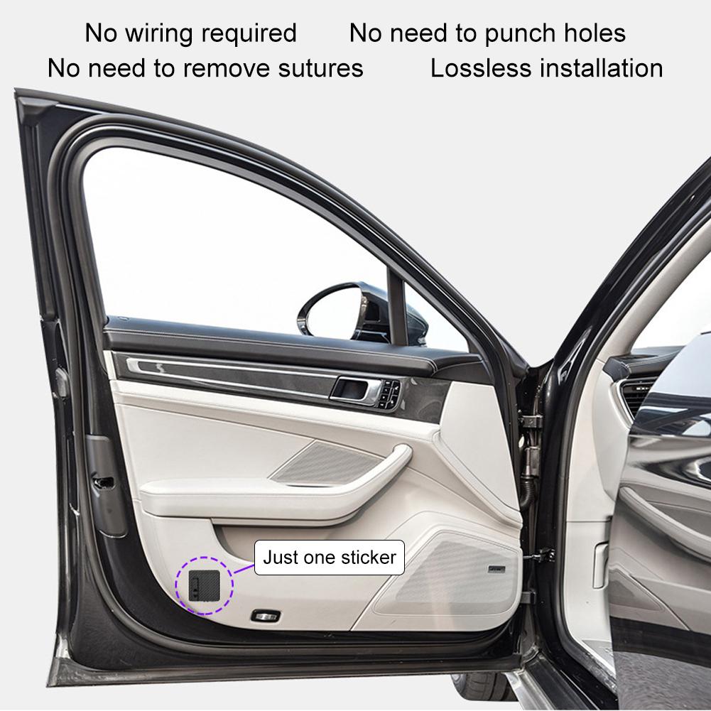 2pcs Angel Wings Door Welcome Light Car Atmosphere Led Car Wireless Lights Accessories Decorative Projection Z1e3