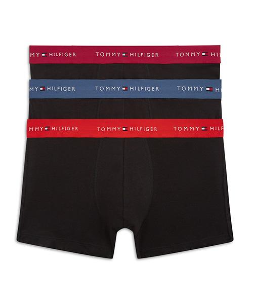 

[Tommy Hilfiger] Трусы с цветным поясом, 3 шт. T12G1AXO100MT10SW [Доставка из Кореи] 100% Оригинал S