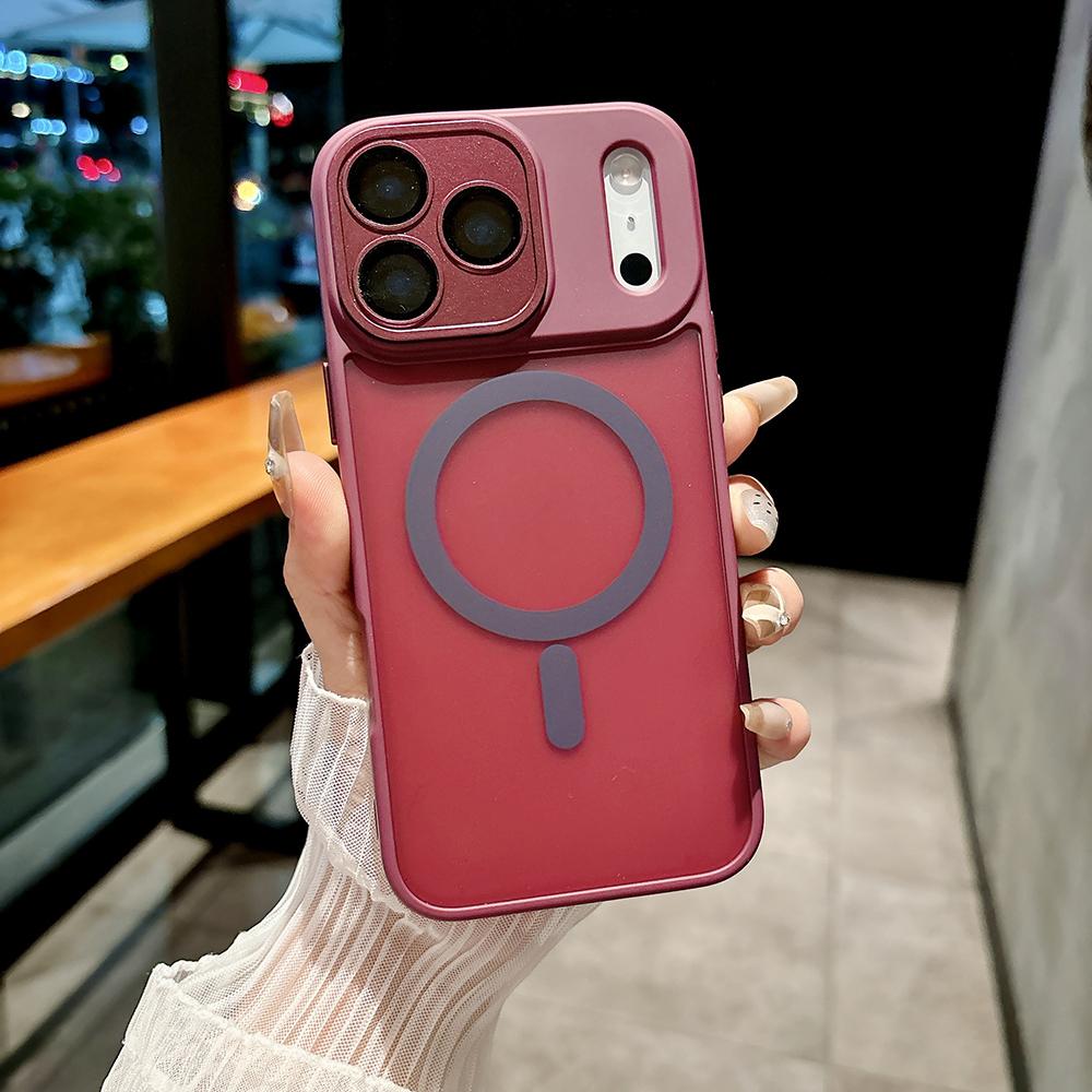 Matte Translucent Hard Phone Case For IPhone 17 16E 15 14 Plus 13 12 11 ProMax Magnetic Wireless Charge Shockproof Protect Cover