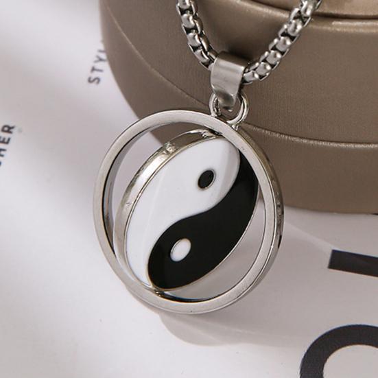 Pendant Necklace Hip Hop Decorative Handmade Adjustable All Match Jewelry Gift Stainless Steel