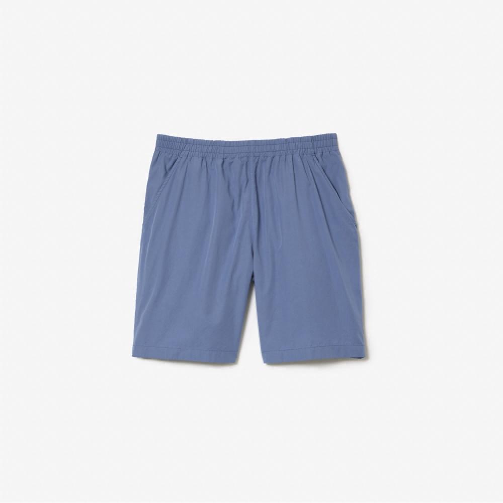 

LACOSTE Men s SUMMER PACK Поплиновые шорты с задним карманом [Синий]