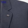 Men's Wool Blend Slim Fit Business Suit Set