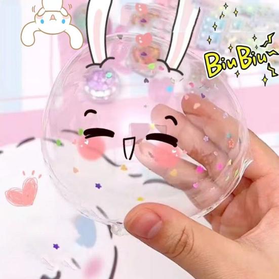 1 Set Nano Tape Bubbles Fun Creative Entertainment with Tube Multiple Play