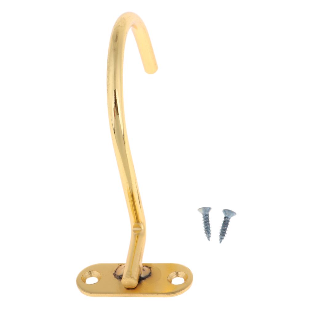Small Brass Hook with Mounting Screws for Billiard Bottom Mount