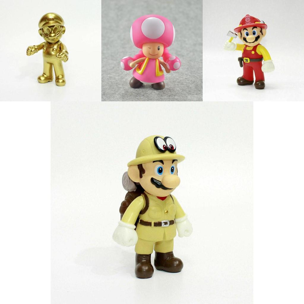 Apelo Clássico Super Mario Bros. Brinquedo de Figura de Ação em PVC Colecionável Odyssey
