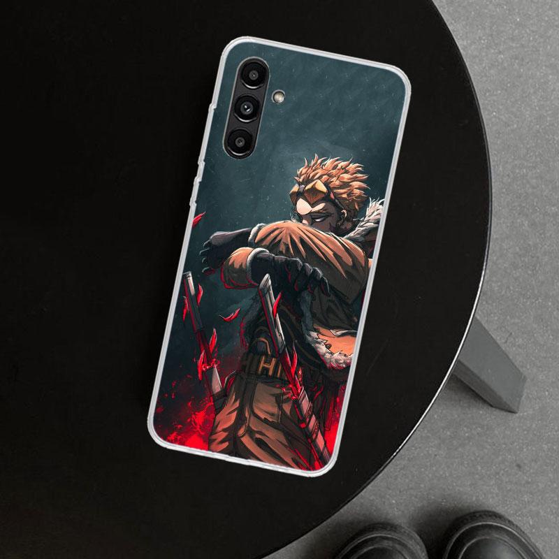 Hawks MHA My Hero A-Academy Phone Case Cover for Samsung Galaxy A17 A16 A26 A36 A56 A57 A37 A15 A25 A35 A55 A14 A24 A34 A54 A13