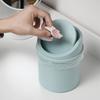 Lixeira Portátil Pequena de Mesa com Tampa sem Odor para Sala de Estar, Quarto, Escritório, Mesa de Leitura, Organização