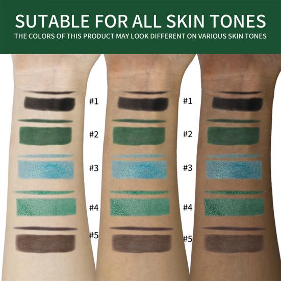 1/2/3/4Pcs Powder Eyeliner Long Lasting Waterproof Natural Smudge-proof Portable Women Eyeliner Pencil Girls Eye Makeup Tools