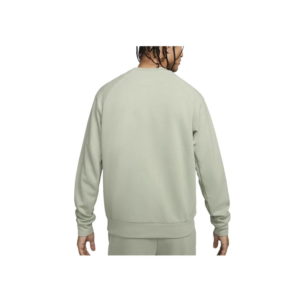 Nike Dri-FIT UV Versatile Crew Solid Color Iconic Embroidered Long Sleeve Sweatshirt Men Sweatshirt Emerald FZ0971-370