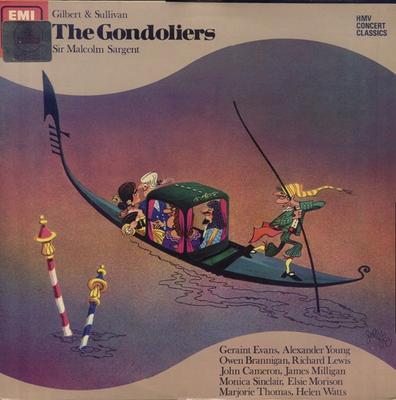 LP Schallplatte GILBERT & SULLIVAN, SIR MALCOLM SAR - Die Gondoliere SXDW3027 His Master's Vo UK Klassik Gebraucht