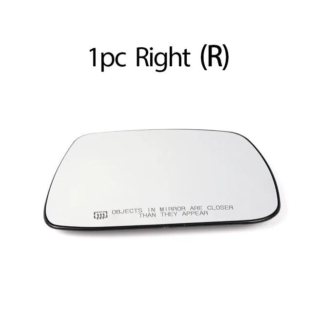 Left Right Side Heated Mirror Glass LH RH Replacement for Jeep Grand Cherokee 2005-2010 5142875AA, CH1324102 5142874AA,CH1325102