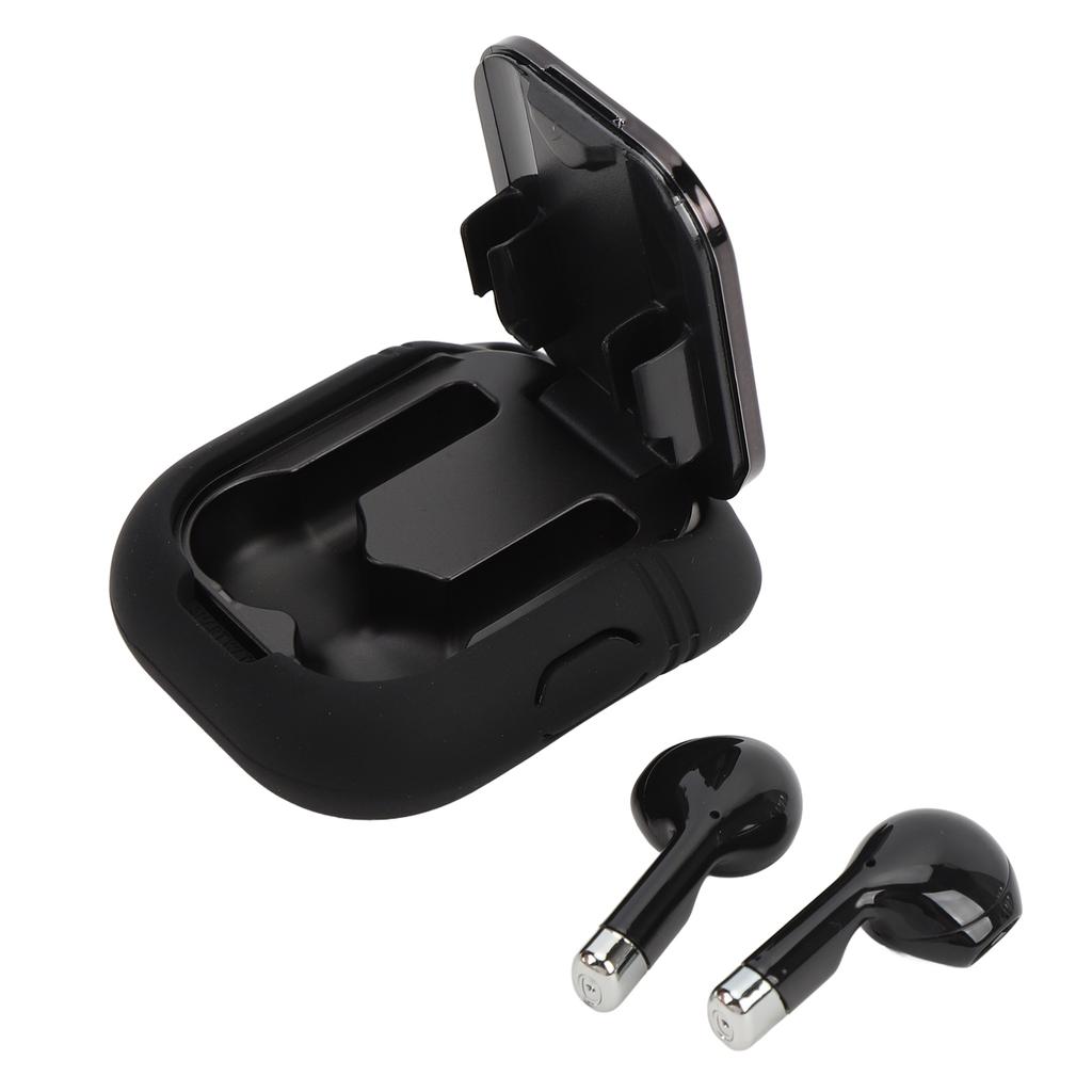 2 In 1 Smart Watch with Earbuds 2.01 Inch TFT Touch Screen Bluetooth Call Music Play Step Count Multi Function NFC