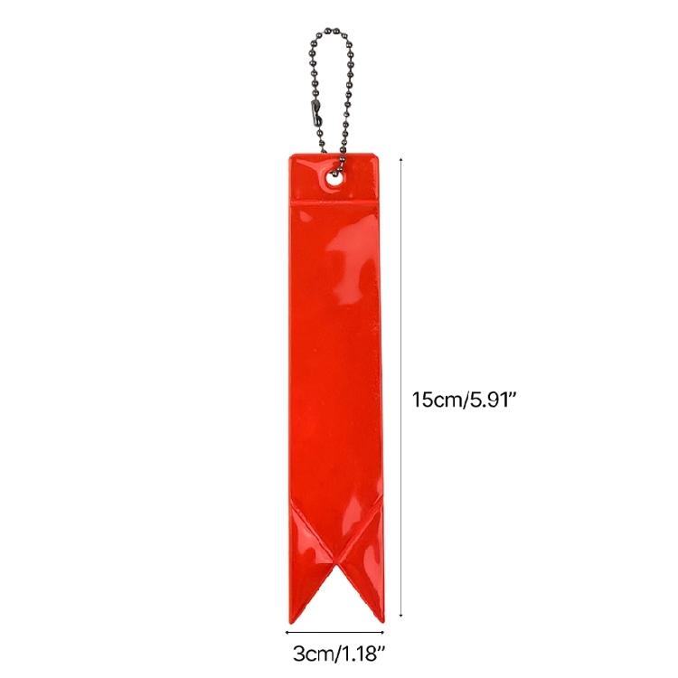 Safety Reflective Bag Pendant Hi-Visibility Adults Children Backpack Gear Bright
