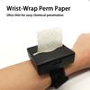 180 stycken permanentpapper med justerbart handledsband permanentpapperslåda för salong frisörsalong hemma hårstylingsverktyg permanentändpapper