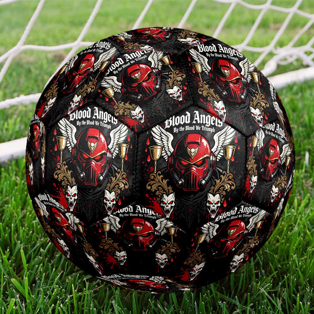 Warhammer 40k Theme Size 5 Soccer Ball, Suitable for Both Indoor and Outdoor Matches, a Gift Suitable for Everyone.
