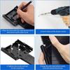 Tire Chock Stop Block Wheel Stopper Control Skid Resist Base Wheel Chock Tire Support Pad with Holder Wheel Stop Block