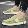 Men Canvas Shoes Fabric Fashion Causal Men Shoes for Men Driving Shoes Soft Comfortatble Man Footwear Lightweight Casual