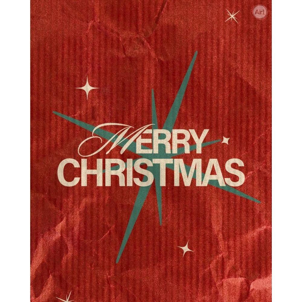 Vintage Christmas Metal Tin Sign Home Festive Wall Decor