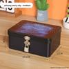 Minimalist Storage Box With Lock For Jewelry Cosmetics And Small Items