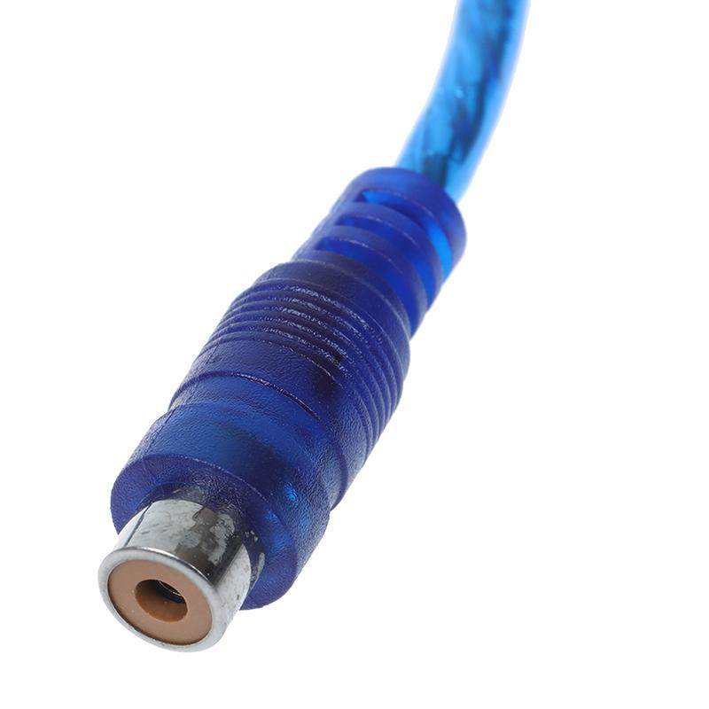 Câble adaptateur séparateur en Y pour voiture, convertisseur audio Mp3 RCA pour amplificateur auxiliaire de voiture