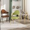 Room Dresser Dining Chairs Home Mid Century Modern Furniture Metal Skeleton Armchair Simple Makeup Armchair Kitchen Furniture