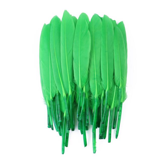 Natural Goose Feather 10-15cm Colorful Feather for Crafts DIY Jewelry Headress Carnival Dream Catcher Plumes Decor