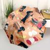 1pc Dachshund Party Automatic Open/Close Umbrella with One Touch Button,, Windproof Design   Lightweight Portable Umbrella for Women & Men6132