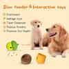 Pet Teeth Cleaning Toy Pinecone Leaking Food Dispenser Interactive Slow Feeder Puzzle Ball Chew Resistant Enrichment Supply