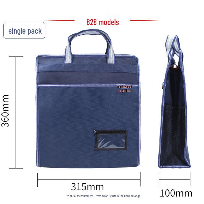 Oxford Cloth Waterproof Briefcase for Documents and Cigarettes
