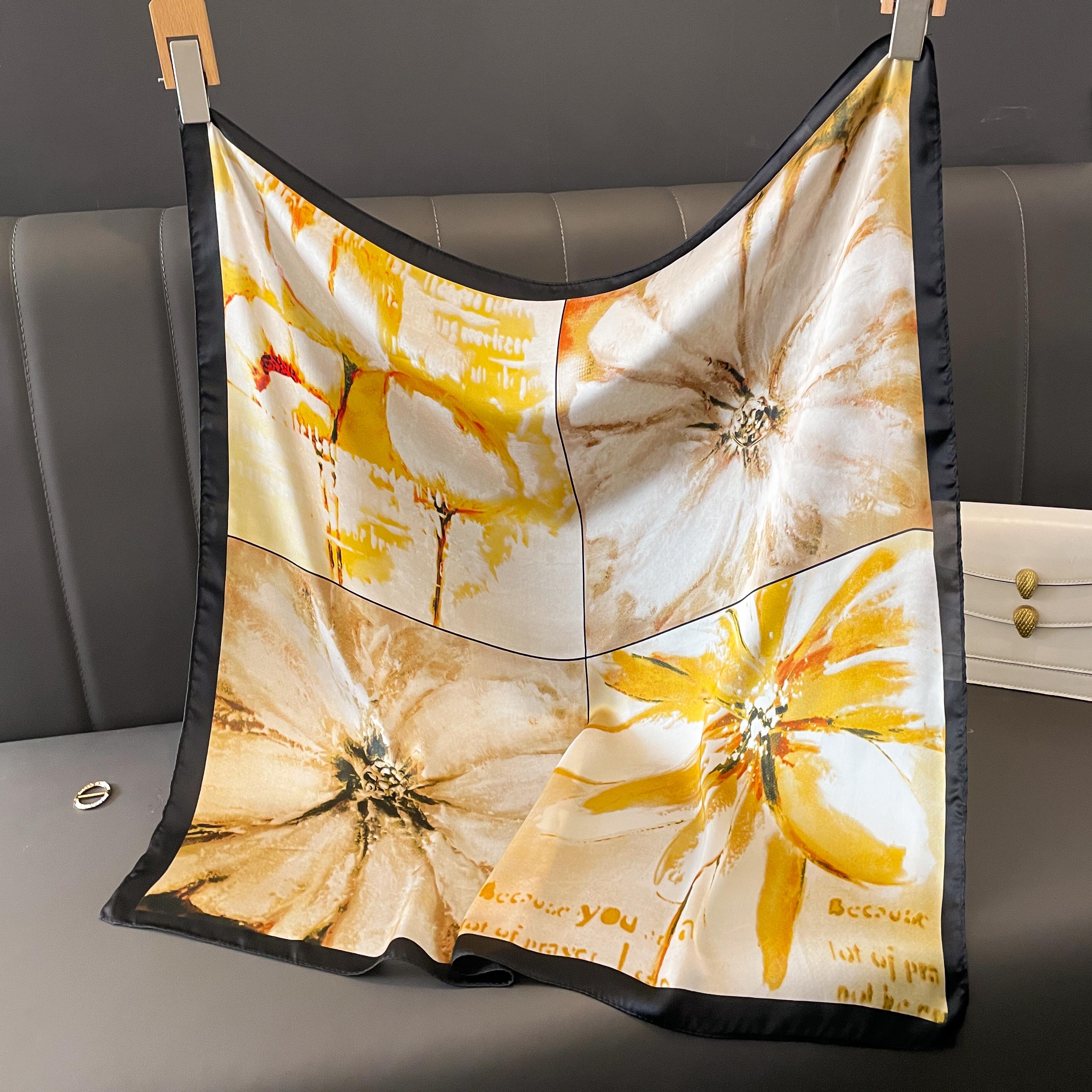 

New Printed Square Scarf High Quality Multi-colo Women s Head Scarf Multifunctional Fashion Accessories Hairband Scarf Shawl