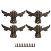 4PCS Four Sides Fixed Jewelry Box Legs Vintage Wood Case Legs Angle Code Wooden Box Feet  Cabinets