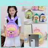 Cartoon Childrens Backpack With Animal Pattern And Padded Shoulder Straps For Kindergarten School Use
