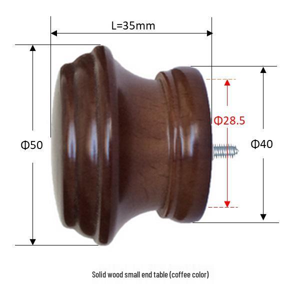 Solid Wood Curtain Rod and Track Accessories: Single/Double Bracket, Base, Decorative Head