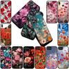 Handyhülle für Motorola Moto G55 G45 G75 G85 G13 Edge 50 30 Fusion 40 NEO Ultra Pro Hülle Weiche Hülle Mohnblüte Blüte Rose