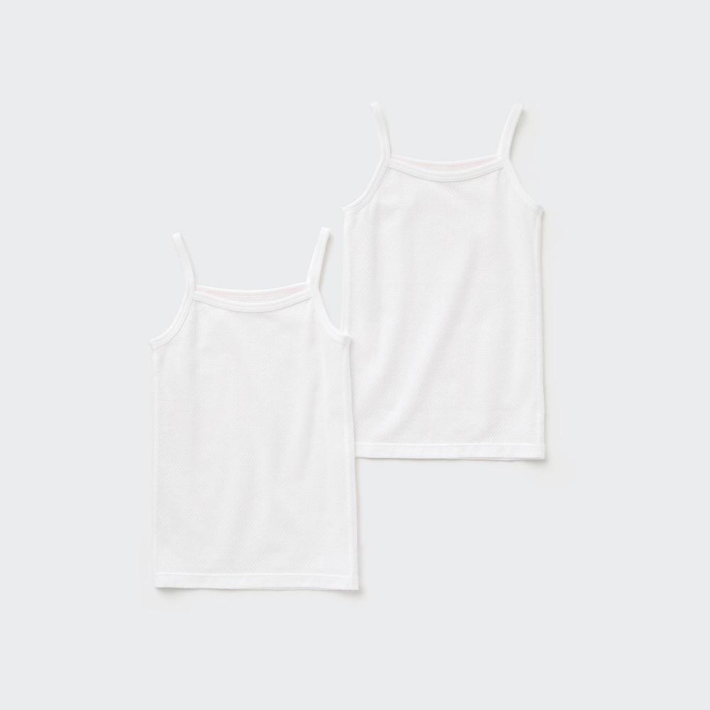 

Майка UNIQLO BT из хлопковой сетки 2P однотонная