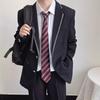 Qichenk Blazer and High School Uniform Perfect for and High School Includes Graduation and Long Size 2XL Men's Set, Halloween, Cosplay, Students, Tie,