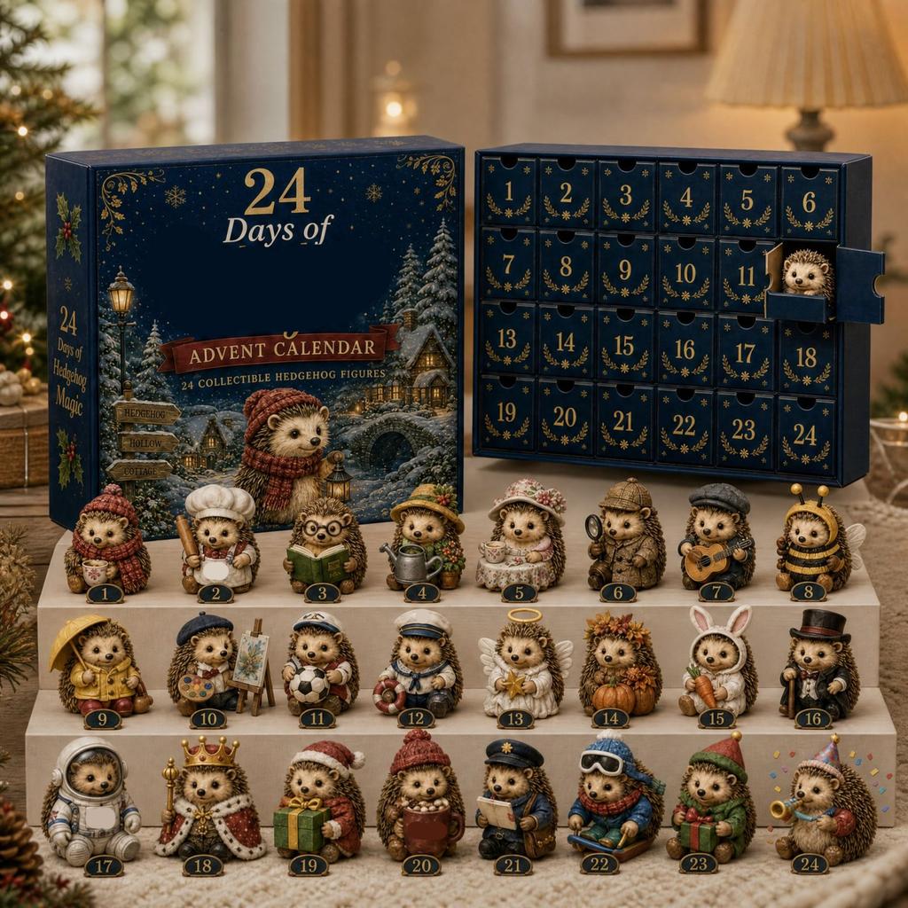 2D Acrylic Advent Calendar with -Day Countdown of Surprise Gifts for Collectors