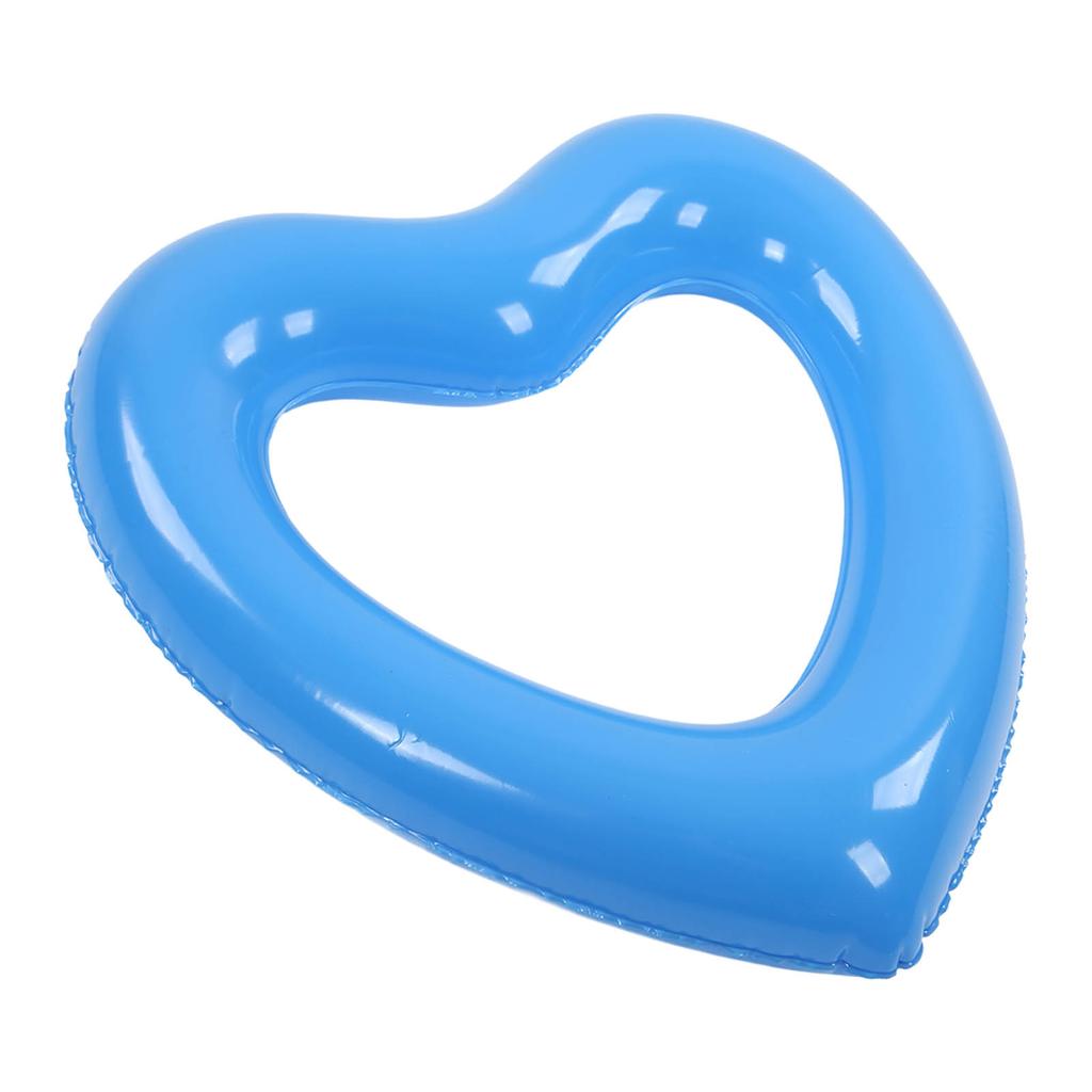 Heart Shaped Swimming Circle 45cm Thick Tear Resistant PVC Material Inflatable Pool Float Rings for Pool Party Beaches