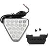 Calm Wish F1 Pilot Lamp LED Back Rear Fog Lamp Brake Fog Reflector Lamp Bike Flashing Lights Clear Universal