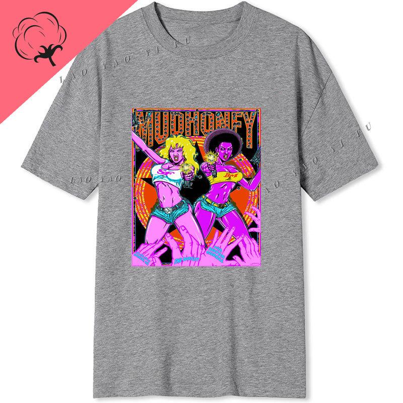 Rare Mudhoney Band TShirt Vintage 1990s Style Grunge Rock Tee Skull Skeleton Cool Fashion Weird Short Sleeve Tee Unisex Shirts