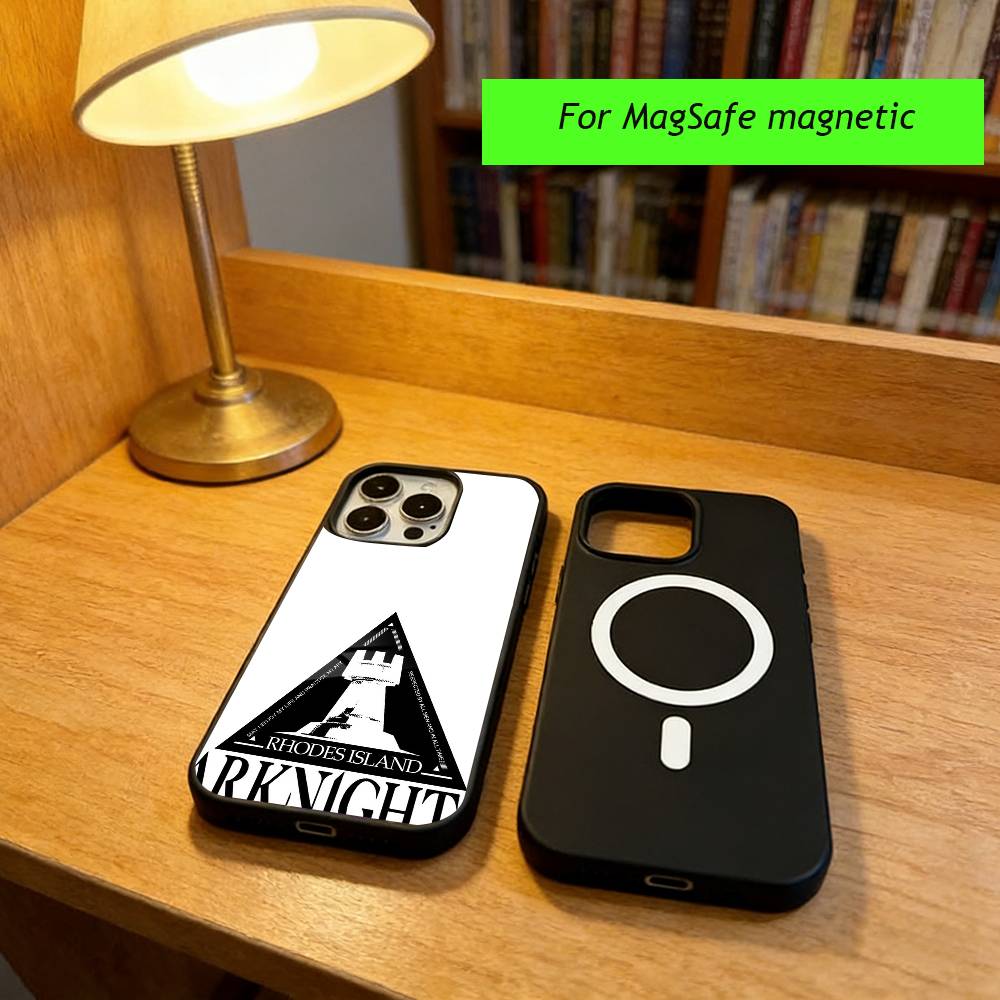 Mobile Game Arknights Phone Case For iPhone17,16,15,14,13,12,11 Plus,Pro Magnetic For Magsafe Wireless Charging iPhone14Plus