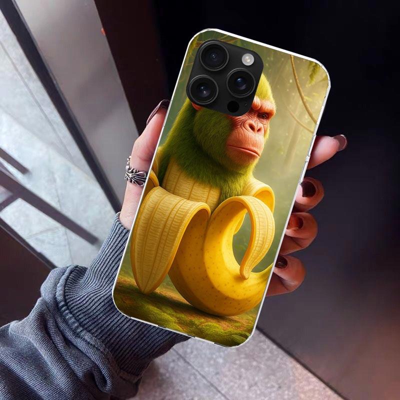 Italian Brainrot Animals Phone Case For iPhone 17 Air 16 15 Pro Max 14 Plus 13 Mini 12 11 Cover 7 8 SE Silicone Shell Print Fund