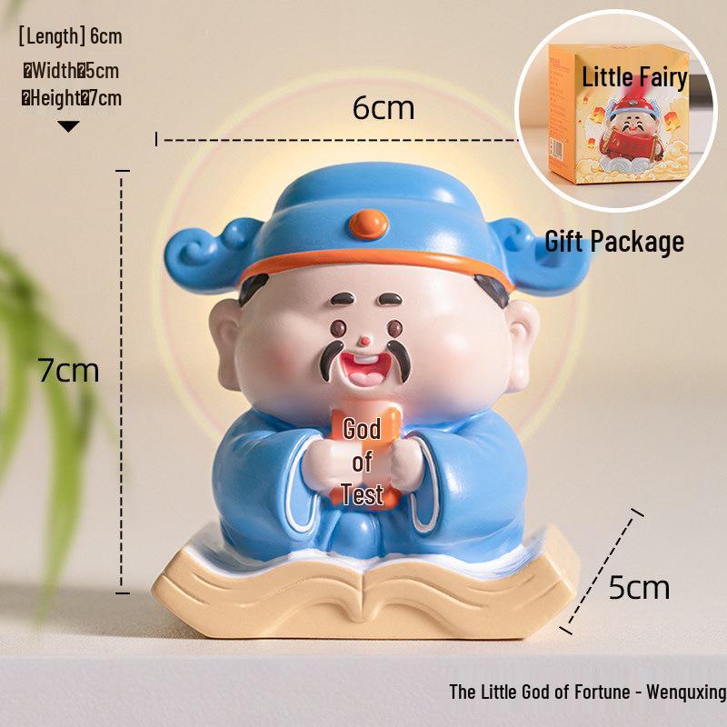 

Wenqu Star Wenchang Emperor Success Ornament: Good Luck Motivational Gift for Exams and Graduation