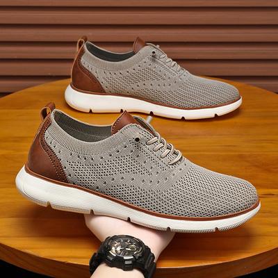 Neue große Größe 48 Sportschuhe trendige Mode vielseitig fliegendes Gewebe Freizeitschuhe trendige atmungsaktive Mesh-Schuhe Herrenschuhe