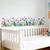 Fresh And Elegant Plant-themed Green Leaves, Flowers, And Butterflies Decorative Wall Stickers For Bedroom Bedside Tables And Cabinets.