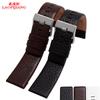Genuine Leather Watchband for Diesel DZ1405 4323 4344 4427 7257 4283 Watches Pin Buckle Embossed bracelet 24 26 28mm Watch Strap